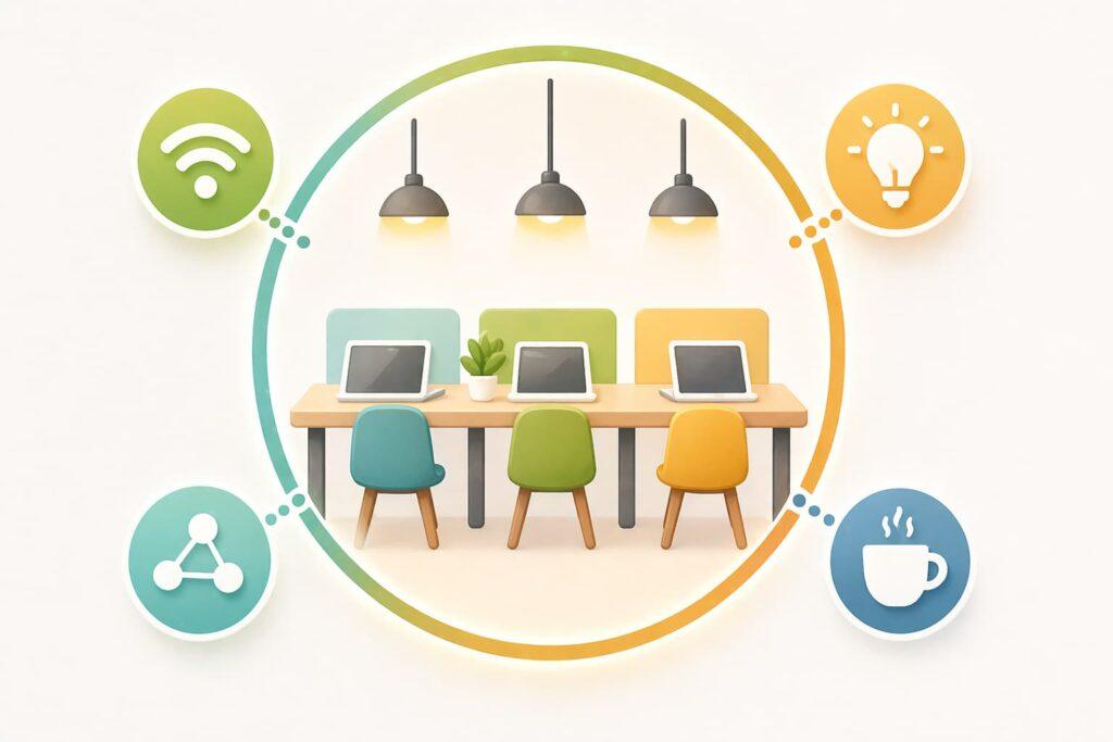 コワーキングスペースのイメージ画像